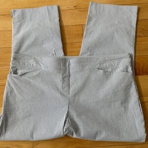 Hilary Radley Blue/White Crop Pants-XL-NWOT